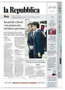 la Repubblica - 16 Giugno 2018