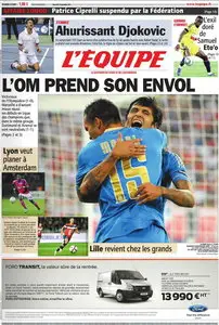 L'EQUIPE (14 Septembre 2011)