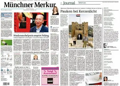 Münchner Merkur Wochenendausgabe vom 9./10. Oktober 2010