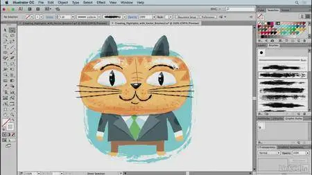 Lynda - Drawing Vector Graphics: Painting with Vectors (2016)