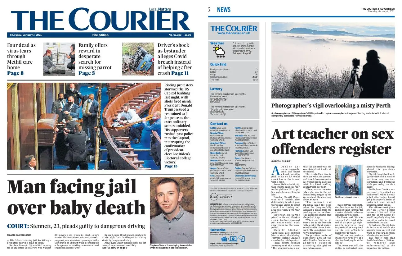The Courier Fife January 07, 2021 / AvaxHome