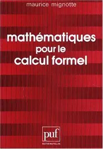 Mathématiques pour le calcul formel (repost)