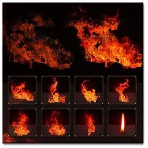 Realistic Fire Brushes for Photoshop