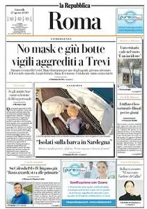 la Repubblica Roma - 27 Agosto 2020