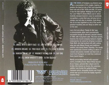 Lou Gramm - Long Hard Look (1989) [2013, Rock Candy, CANDY225]