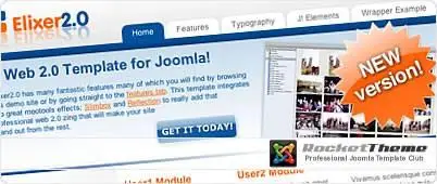 RocketTheme Elixer 2.0 Joomla Template