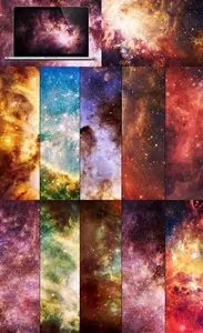Space Nebula Backgrounds Textures Vol.2