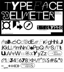 Delimeter Typeface