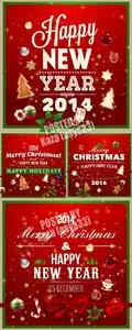 Red Christmas cards 11