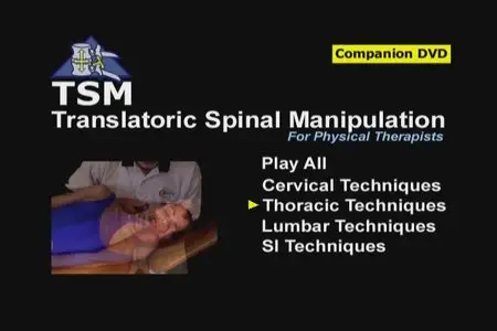 Translatoric Spinal Manipulation for Physical Therapists, By OPTP (Book + DVD) [repost]