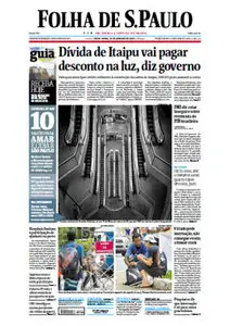 Jornal Folha de São Paulo - 25 de janeiro de 2013 - Sexta
