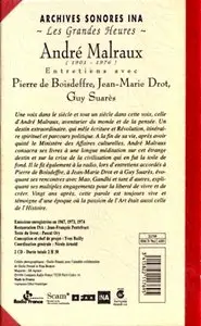 André Malraux, "L'art et L'histoire"