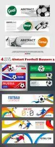 Vectors - Abstact Football Banners 3