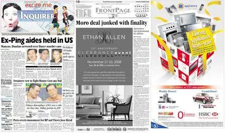 Philippine Daily Inquirer – November 22, 2008