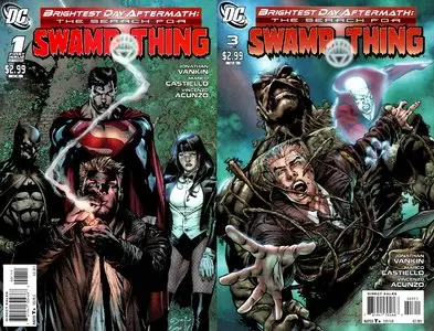 Brightest Day Aftermath - The Search For Swamp Thing #1-3 (2011) Complete
