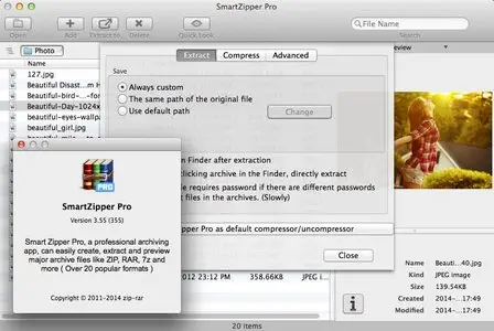 Smart Zipper Pro 3.55 Multilingual Mac OS X