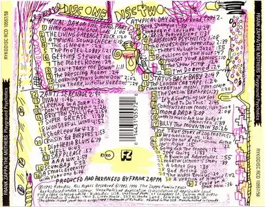 Frank Zappa & The Mothers - Playground Psychotics (1992) [2CD] {1995 Ryko Remaster Complete Series}