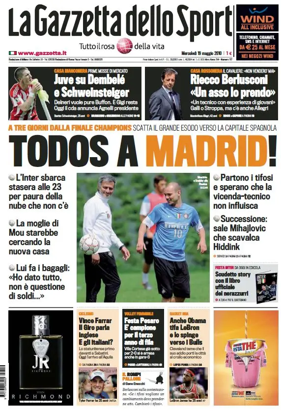 La Gazzetta dello Sport (19-05-10)