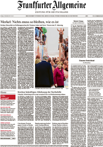 Frankfurter Allgemeine Zeitung vom Montag, 10. November 2014