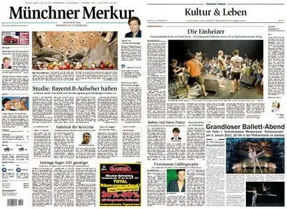 Münchner Merkur Wochenendausgabe vom 16./17. Oktober 2010
