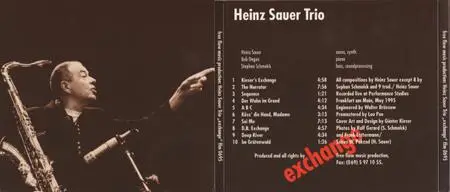 Heinz Sauer Trio - Exchange (1995) {Free Flow ffm 0695}