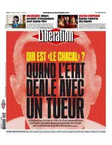 Libération du Vendredi 29 Septembre 2017