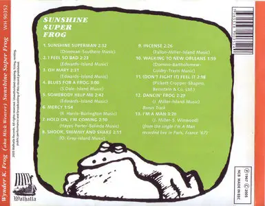 Wynder K. Frog - Sunshine Super Frog (1967)