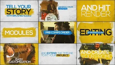 Brushed Slides - Promo Kit - After Effects Project (Videohive)
