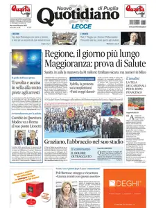 Quotidiano di Puglia Lecce - 30 Aprile 2025