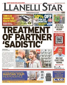 Llanelli Star - 8 October 2025