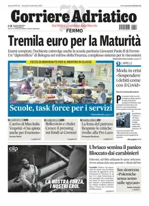 Corriere Adriatico Fermo - 12 Settembre 2024