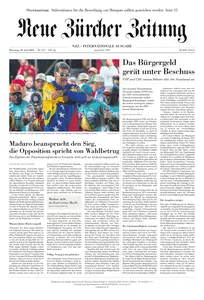 Neue Zurcher Zeitung International - 30 Juli 2024