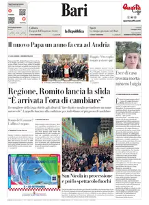 la Repubblica Bari - 9 Maggio 2025