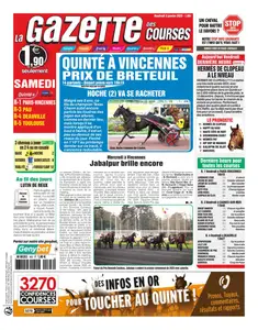 La Gazette des Courses - 3 Janvier 2025