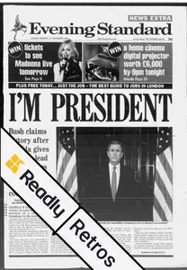 The Evening Standard - US Election Readly Retro Series - 16 November 2024