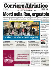 Corriere Adriatico Ascoli - 13 Novembre 2025