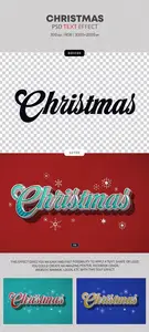 Christmas PSD Text Effects