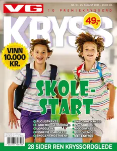 VG Kryssord - 25 August 2025
