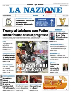 La Nazione Siena - 4 Luglio 2025