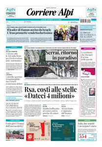 Corriere delle Alpi - 1 Agosto 2024