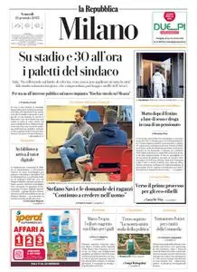 la Repubblica Milano - 13 Gennaio 2023