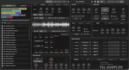 Togu Audio Line TAL-Sampler v4.4.5