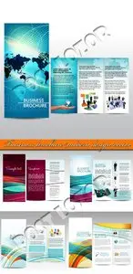 Business brochure modern design vector
