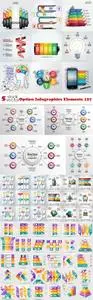 Vectors - Option Infographics Elements 127