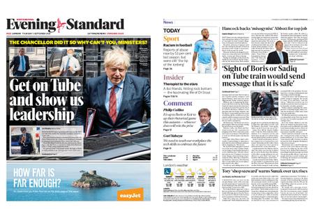 London Evening Standard – September 03, 2020