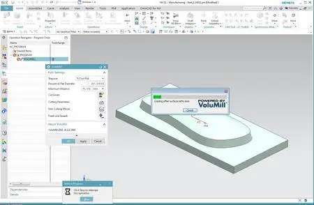 VoluMill Siemens NX CAM version 8.1