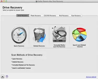 Stellar Phoenix Mac Data Recovery v5.0.0.7 Mac OS X