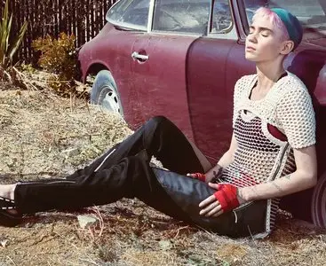 Grimes by Nino Munoz for Flare Magazine Winter 2015