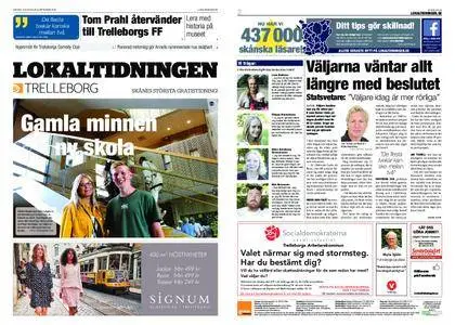 Lokaltidningen Trelleborg – 08 september 2018