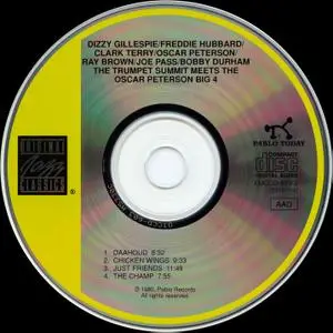 Dizzy Gillespie, Freddie Hubbard, Clark Terry - The Trumpet Summit Meets The Oscar Peterson Big 4 (1980) {Pablo OJCCD-603-2}